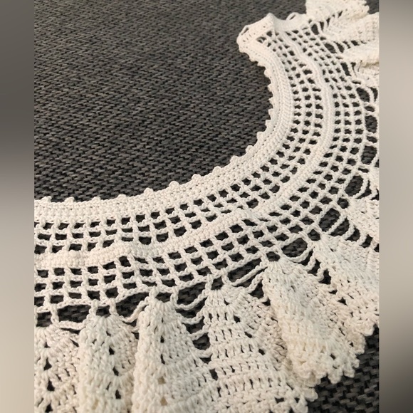 Vintage 1990’s Hand Crafted Crocheted Neck Collar - Picture 2 of 9